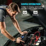 LinkMejor 15A/20A Smart Battery Charger Automatic Pulse Repair Charge for Lead-Acid Lithium LiFePO4 Battery Car Motorcycle Charger