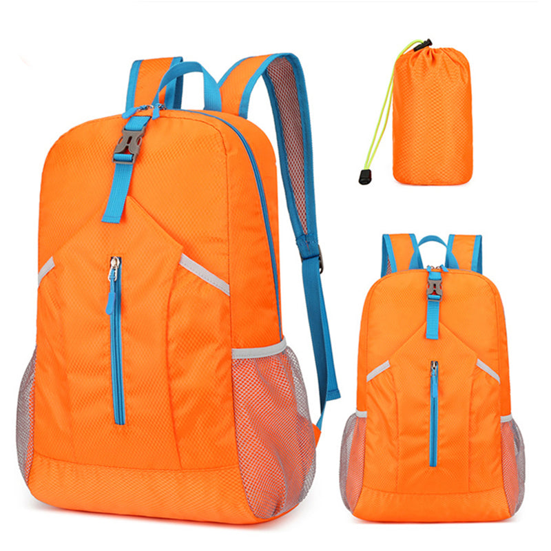 Unisex Outdoor Sports Waterproof Backpack Lightweight Foldable 25L Hiking Fitness Camping Climbing Travel Bag