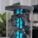 LinkMejor Creative EDC Spinning Pinball RGB Desktop Remote Control Night Light Decorative Ornaments