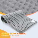 LinkMejor Electric Heating Throw Blanket with Intelligent Temperature Control, Multifunctional Hot Portable Heating Pad Winter Warm-up Thermal Heated Blanket for Home, Office