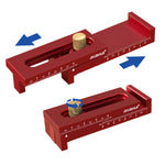 Aluminum Alloy Depth Gauge 5-40mm Gaps Gauge Woodworking Saw Gap Measuring Tool for Cutting Slotting Precision Metal Construction