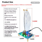 Electromagnetic Swing Kit Leaf Edition DIY Electronic Kit DC 5V LED Flowing Light STEM Educational Science Project