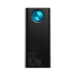 Baseus 65W USB PD 30000mAh Power Bank PD QC3.0 FCP SCP Fast Charging External Battery Charger 3 Inputs & 5 Outputs with 100W USB-C to USB-C Cable for iPhone 16 16 Pro 15 Mini for Samsung Galaxy Z Flip6 Xiaomi 15 pro for iPad Pro 2020 MacBook Air 2020