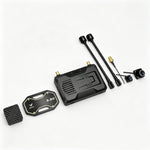 HGLRC Draco 1080P 60FPS HD FPV VTX System with 1W Dual Antenna, 15km Range, 60ms Latency, A1 170° / A2 160° Night, HDM1 Ground Unit, 8-36V for Racing Freestyle Long-Range Drone
