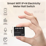 16A Tuya WiFi6 Smart Energy Meter Power Monitor Electricity Statistics APP Remote Control Works with Alexa Google Home