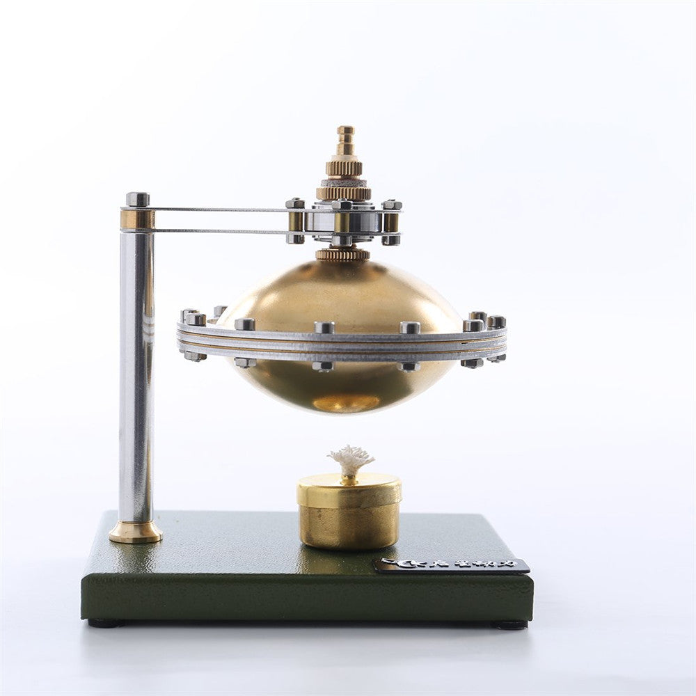 Assembly UFO Spin Suspension Steam Stirling Engine With Copper Boiler Educational Toys