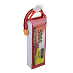 LinkMejor 14.8V 5000mAh 60C 4S LiPo Battery XT60 Plug for RC Drone