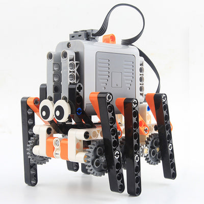 Block Accessory Set + Power Group Technical Crawling Car Stair Climber Spider Walker Robot With Motors Model DIY Education Children Toys Birthday Gifts