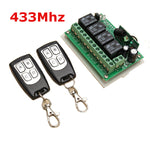 5Pcs Geekcreit® 12V 4CH Channel 433Mhz Wireless Remote Control Switch With 2 Transimitter