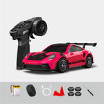 Hstar D43-01 RTR 1/43 2.4G 4WD Drift RC Car Gyro Mini Full Proportional Alloy Body Shell LED Light Remote Control High-Speed Motor On-Road Racing Vehicle Model Boys Gifts Toys