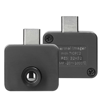 Portable Mobile Phone Thermal Imager -20℃ to 1000℃ Small Thermal Imaging Camera Support Maximum Minimum Center Temperature Measurement 5 Color Palette Modes