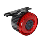 LinkMejor CY120 Smart Brake Bicycle Taillight Auto Start/Stop Brake Sensing Bike Rear Light Vibration Wake-Up Carbon Waterproof Tail Light