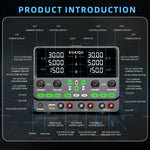 LinkMejor SPPSR 2KD Series Regulated Power Supply 30V 10A Adjustable Voltage Current Precision High Resolution USB RS232 RS485 Interface Compact Lightweight Design