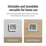 2PCS Duka Atuman THmini Electronic Temperature and Humidity Meter High Precision Vertical Infant Room Thermometer Digital Meter for Home