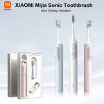 LinkMejor Oscillation Electric Toothbrush with Double Swing Angle Brushing Area Indicator 180-Day Battery Life IPX8 Waterproof 3 Cleaning Modes