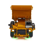 LinkMejor HG4-431 RTR 1/64 2.4G Mini RC Car Alloy Dump Truck Support App Remote Controlled LED Light Sound Engineering Vehicle Two Speed Desktop Toys Model Collection Gift For Boys