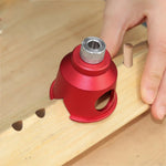 LinkMejor 3-10mm Doweling Jig Drill Guide 90 Degree Straight Hole Positioner with 8 Steel Bushings Accurate Woodworking Tool