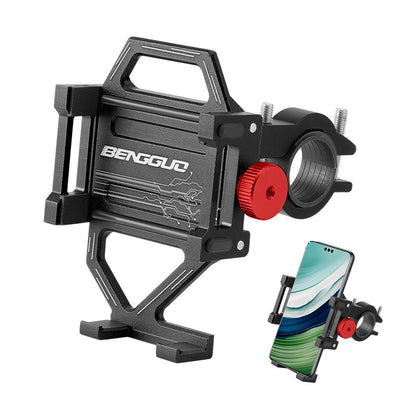 LinkMejor Bicycle Phone Holder 360° Rotation Universal Bike Motorcycle Electric Scooter Handlebar Clip Stand Mount Cell Phone Holder Bracket for Cycling