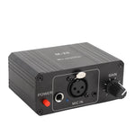 High Gain 48V Microphone Preamp Low Noise XLR Output Balanced Amplifier Compact Design for Dynamic and Condenser Mic Professional Audio