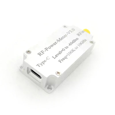 100K-10GHZ USB RF Power Meter V5 USB Communication Data Export Power Detector Amplitude Measurement Software for Ham Radio
