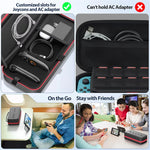 for Switch 2 & Switch Original & Switch OLED Large Storage Bag Anti-Scratch Waterproof Travel Carrying Case for Nintendo Switch