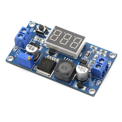 XL6009 Adjustable Boost Converter Module DC-DC 5-35V Output 3-32V Input High Efficiency Power Supply Voltage Regulator Digital Display 4A MOSFET