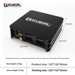 Kuerl 6 Channel DSP Power Amplifier 6x60W RMS High Quality Sound for Android