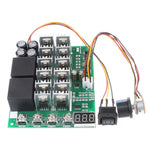 DC Motor Speed Controller Pump PWM Variable Speed Switch Forward/Reverse Rotation Digital Tachometer DC10-55V
