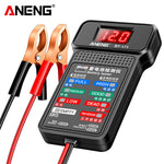 LinkMejor BT-171 Battery Tester 12V LCD Digital Auto Battery Analyzer Charging Cranking System Tester Car Battery Checker Diagnostic Tool