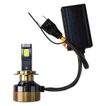 LinkMejor Car LED Headlight IP68 Waterproof Bluetooth 5.0 APP Control Color Temperature Adjustment Automotive Headlights