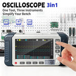 JD-6855B 3-in-1 Digital Oscilloscope Multimeter Signal Generator Dual Channel 100M Bandwidth 1GSa/S Sampling Multifunction Tester