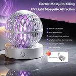 Tevorex Electric Mosquito Killer Lamp USB Fast Charging Rechargeable Bug Zapper Light for Indoor Outdoor