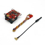 LinkMejor 5.8GHz 48CH 2W 30mm*30mm FPV Transmitter VTX Module Ultra-high Power 2000MW Built-in Microphone Support OSD for Fixed Wing FPV Drone Long Rang