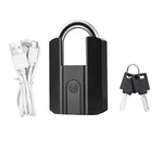 LinkMejor J916 Smart Bluetooth Fingerprint Padlock APP TT Electronic Lock IP67 Waterproof for Home Office Luggage and Outdoor Security