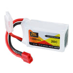 LinkMejor 11.1V 1300MAH 20C 3S Lipo Battery T Plug for RC Car