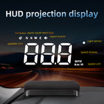 M1/M3 Auto HUD OBD2 Head Up Display Projection on Glass Car Speed Windshield Projector Speedometer Alarm Electronic Accessories
