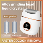 Electric Foot Grinder Rupture Skin Trimmer Dead Skin for Heels Foot Care Grinding Pedicure Tools 2 Speed Mode Recharge Remover Callus