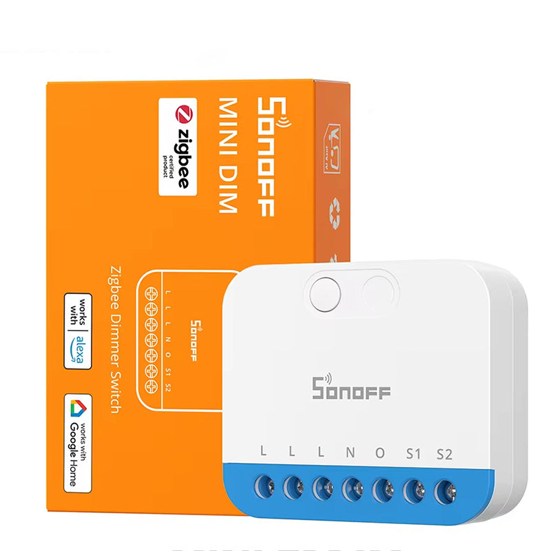 LinkMejor MINI-ZBDIM MINI Extreme Zigbe Dimmer Switch Broader Lamp Compatibility Real-Time Power Monitoring Smooth Precise Dimming