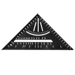 2in1 Aluminum Alloy Triangle Ruler Multifunctional Tool for Precise Line Drawing with Frequently used Fixed Positioning Angles Robust and Long-lasting Design