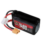 LinkMejor Power 14.8V 1480mAh 130C 4S LiPo Battery XT60 Plug for RC Drone