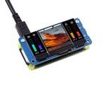 Triple LCD HAT for Raspberry Pi 1.3 inch IPS Main Screen Dual 0.96 inch Secondary Screens SPI Interface Wide Viewing Angle 65K Color Display
