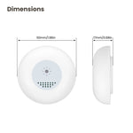 LinkMejor Tuya Zigbe Smart Light Sensor Illuminance Brightness Detection Home Lighting Automation Smart Home Detector APP Control