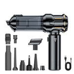 LinkMejor 100W Brushless Wireless Car Vacuum Cleaner Powerful Suction Wet & Dry Handheld Cleaning Auto Home