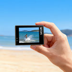 LinkMejor SJ6 Ultra Action Camera Voice Control Dual Screen 4K Camera with Image Stabilization for Outdoor Cycling