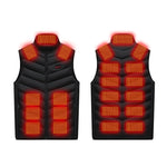 Motorcycle Heated Vest Intelligent Three Levels Of Temperature Adjustment Electric Heating Vest Protection From Cold In Winter