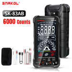SK-83A/B Smart Multimeter 600V 10A 6000 Counts Auto Range NCV Backlit LCD Rechargeable Battery Capacitance Temperature Measurement