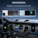 Wired to Wireless CarPlay Android Auto 2in1 Mini Adapter 5GHz WiFi5 Suitable for Original Wired Carplay/Auto Cars