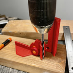 Adjustable Drill Guide 5-Angle 0°-90° Precision Positioning with 3 Lengths for Short/Long Bits Portable Woodworking Auxiliary Tool