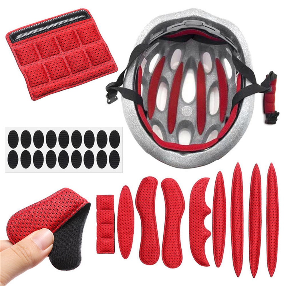 LinkMejor Universal Bicycle Motorcycle Helmet Liner Environmentally Friendly Breathable EVA Sponge Cold Hot Pressing Molding Cycling Helmet Lining