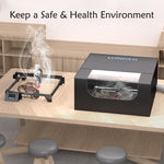 [EU/US Direct]LONGER Laser Engraver Enclosure for Longer RAY5 27.5x27.5x12.99 Inches Heat Resistant Large Space Dust Proof Noise Reducing Flame Retardant Protective Cover